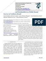 Prevalence of Apical Periodontitis in A Public Dental Service in Northern Brazil