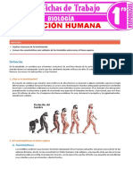 Evolucion Humana para Primer Grado de Secundaria