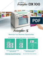 FrontierS DX100 Brochure 072014