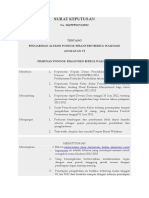 Surat Keputusan: No. 122/PPBW/VI/2012