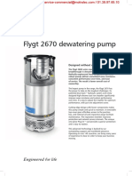 Flygt 2670 Dewatering Pump: Designed Without Compromise