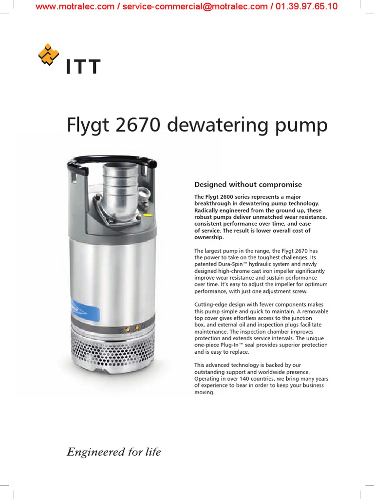 Flygt 2670 English PDF Pump Wear