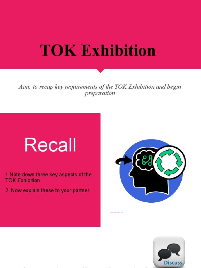 Tok Exhibition Intro Recap Review Pdf Concept Psychology
