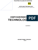 G11 Empowerment of Technolohies 1ST QUARTER