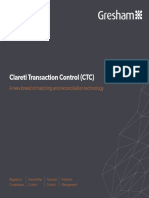 Clareti Transaction Control (CTC) : A New Breed of Matching and Reconciliation Technology