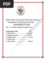 Business Plan Assignment Guidelines | PDF | Entrepreneurship | Business