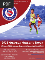 2022 AAU Regional 13 Meet Information