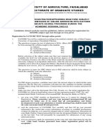 Guideline For GAT-GRE Subject Type Test