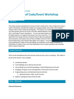 Alice 3 Hour of Code/Event Workshop: Facilitation Guide