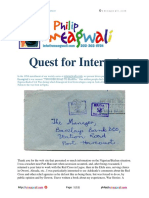 Quest For Internet: War Stories by A Peace Corp Volunteer