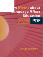 How Myths About Language Affect Education - What Every Teacher Should Know