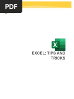 Excel: Tips and Tricks