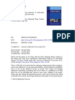 Journal Pre-Proof: Journal of Materials Processing Tech