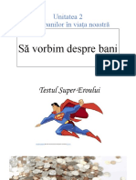 sa vorbim despre bani prezentare