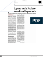 Uniurb, patto con le Pro loco per la crescita della provincia - Il Corriere Adriatico del 29 giugno 2022