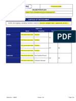 Template Validation Plan For Equipment or Process