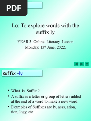 13th JUNE LESSON
