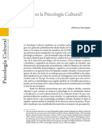 Psicología Cultural. Qué Es La Psicología Cultural - Anthony Sampson - PDF