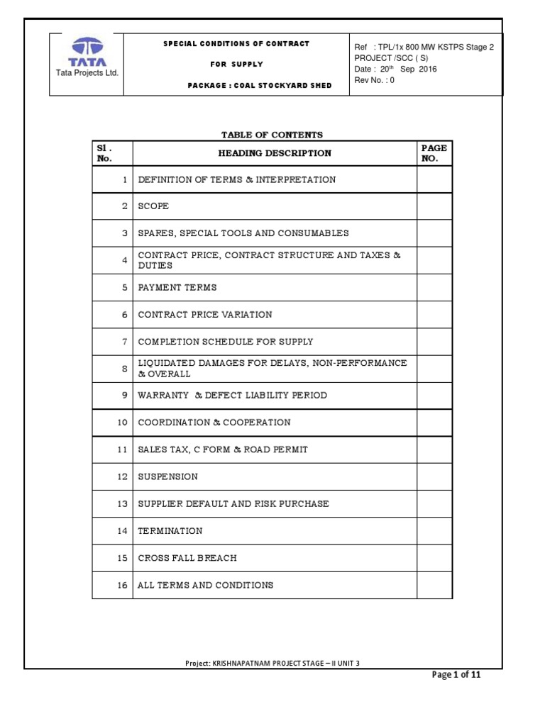 Special Conditions of Tender | PDF | Contractual Term | Guarantee