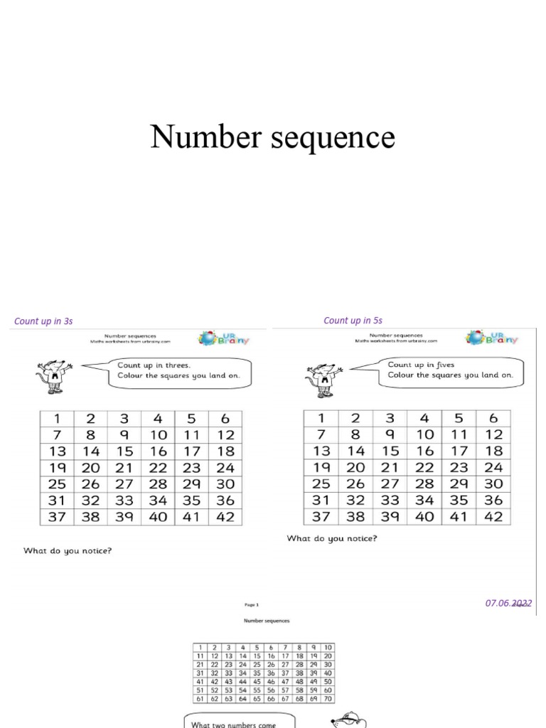 Number Sequence | PDF