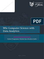 MSC Computer Science With Data Analytics