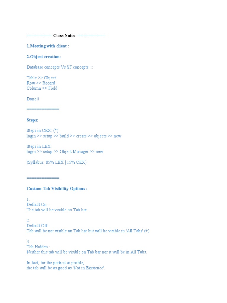 Class Note 1 | PDF
