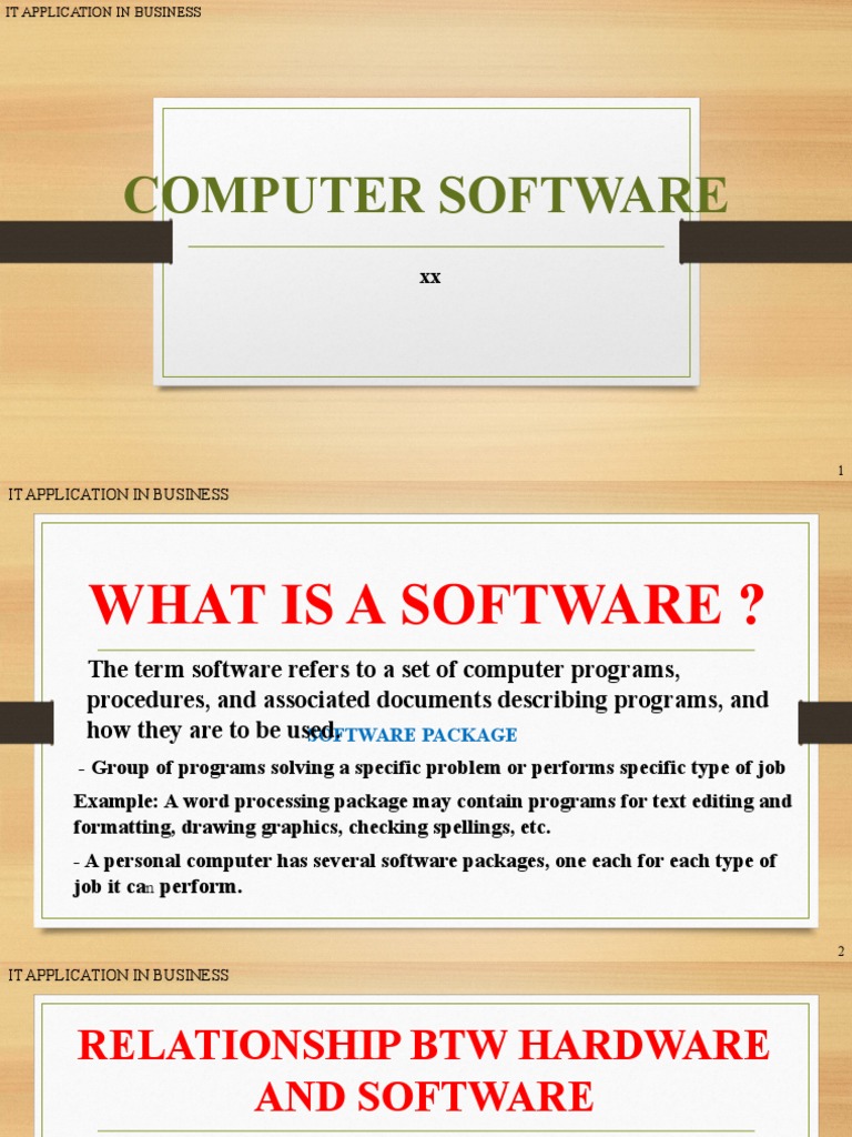 Computer Software | PDF | Application Software | Software