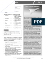 Exam Practice: Reading The Future of Transport: B2 First Part 6