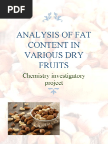 Chemistry Investigatory Project