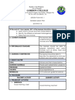 Detailed Lesson Plan (Mixture Characteristics)