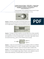 Listas de Exercícios - 4 - FT I