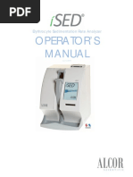 miniiSED Operator's Manual (English) | PDF | Blood | Medical Specialties
