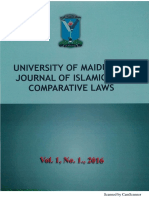 Journal of Islamic and Comparative Laws