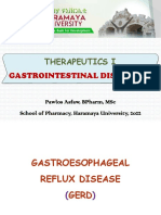 Therapeutics GI Disordes by Pawlos Asfaw For 3rd Year Regular BPharm