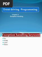 Chapter 3 - Exception Handling