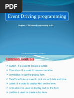Chapter 5- Windows Programming in C#