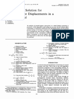 An Analytical Solution For Time-Dependent Displacements in A Circular Tunnel