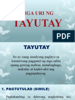 Filipino - Tayutay