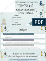 Ley gravitación universal Newton