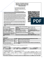 Irctcs E-Ticketing Service Electronic Reservation Slip (Personal User)