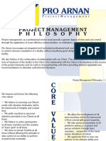 Project Management Philosophy