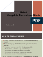 Pertemuan 6 Mengelola Perusahaann Bisnis