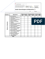 Autoregulação ficha diagnóstico