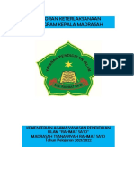 Template Laporan Proker KAMAD-MTs - Rahmat Said