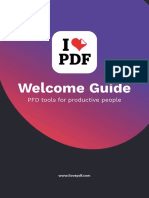 Productive PDF Tools Welcome Guide