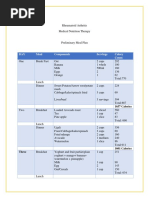 Osteoporosis Meal Plan