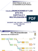 SDH Multiplexación Estructura