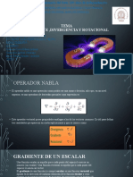 Gradiente, Divergencia y Rotacional