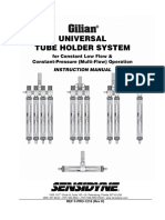 F-PRO-1218rH UNIVERSAL TUBE HOLDER Manual