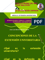 2ºTEMA 1B GENERALIDADES DE EXTENSIÓN UNIVERSITARIA RVP 22010
